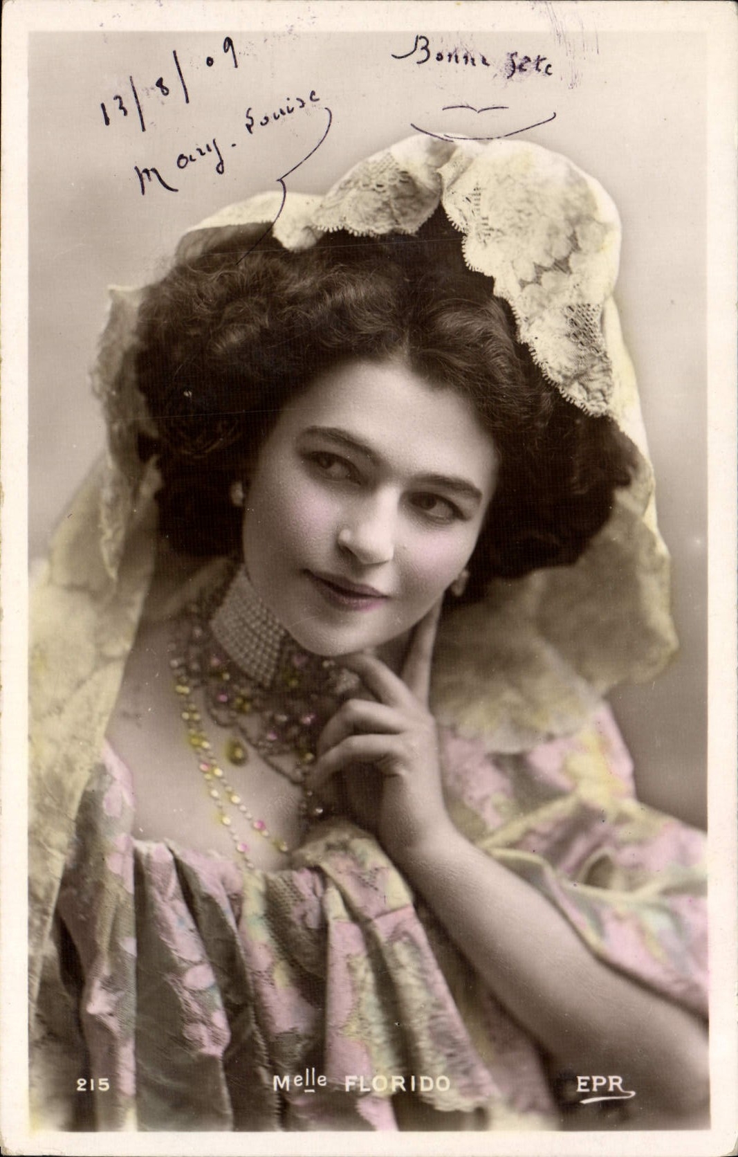 VINTAGE POSTCARD Miss Florido