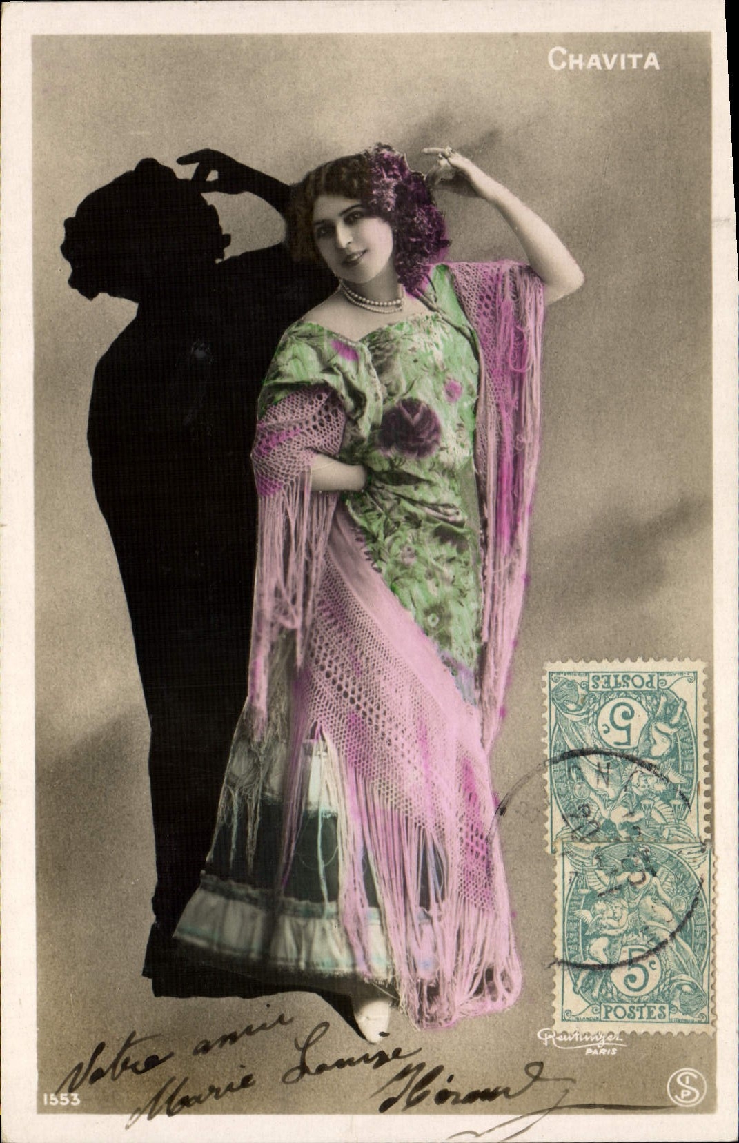 VINTAGE POSTCARD Chavita