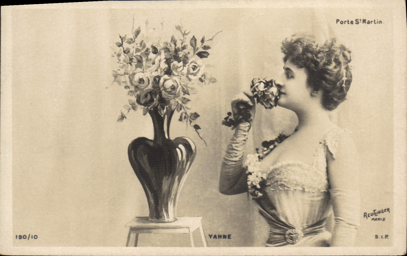 VINTAGE POSTCARD Paris Carries St Martin Yahne