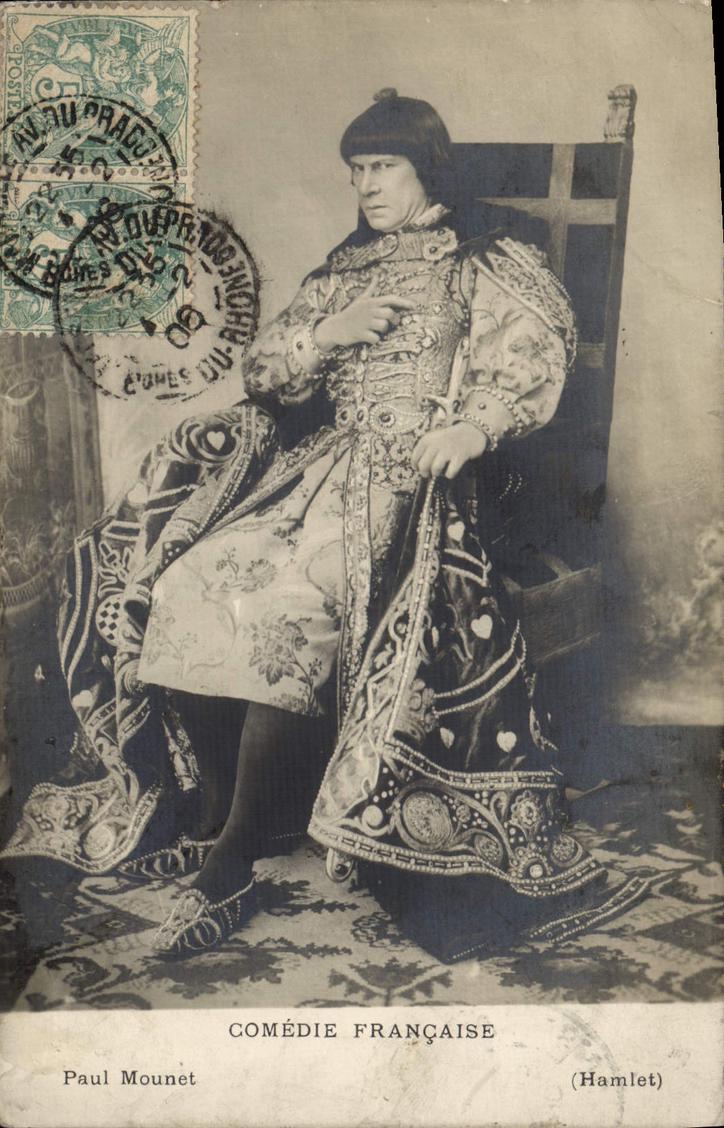 CPA Comedie Francaise Paul Mounet Hamlet