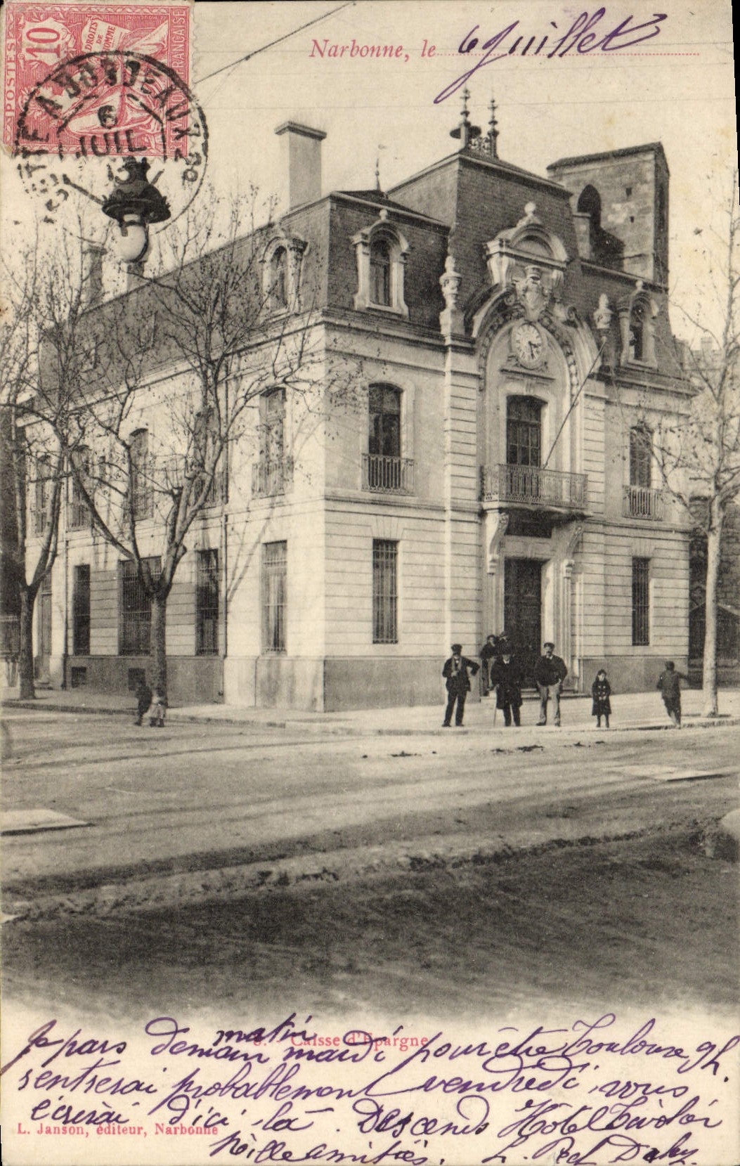 CPA Banque Caisse d'Epargne Narbonne 