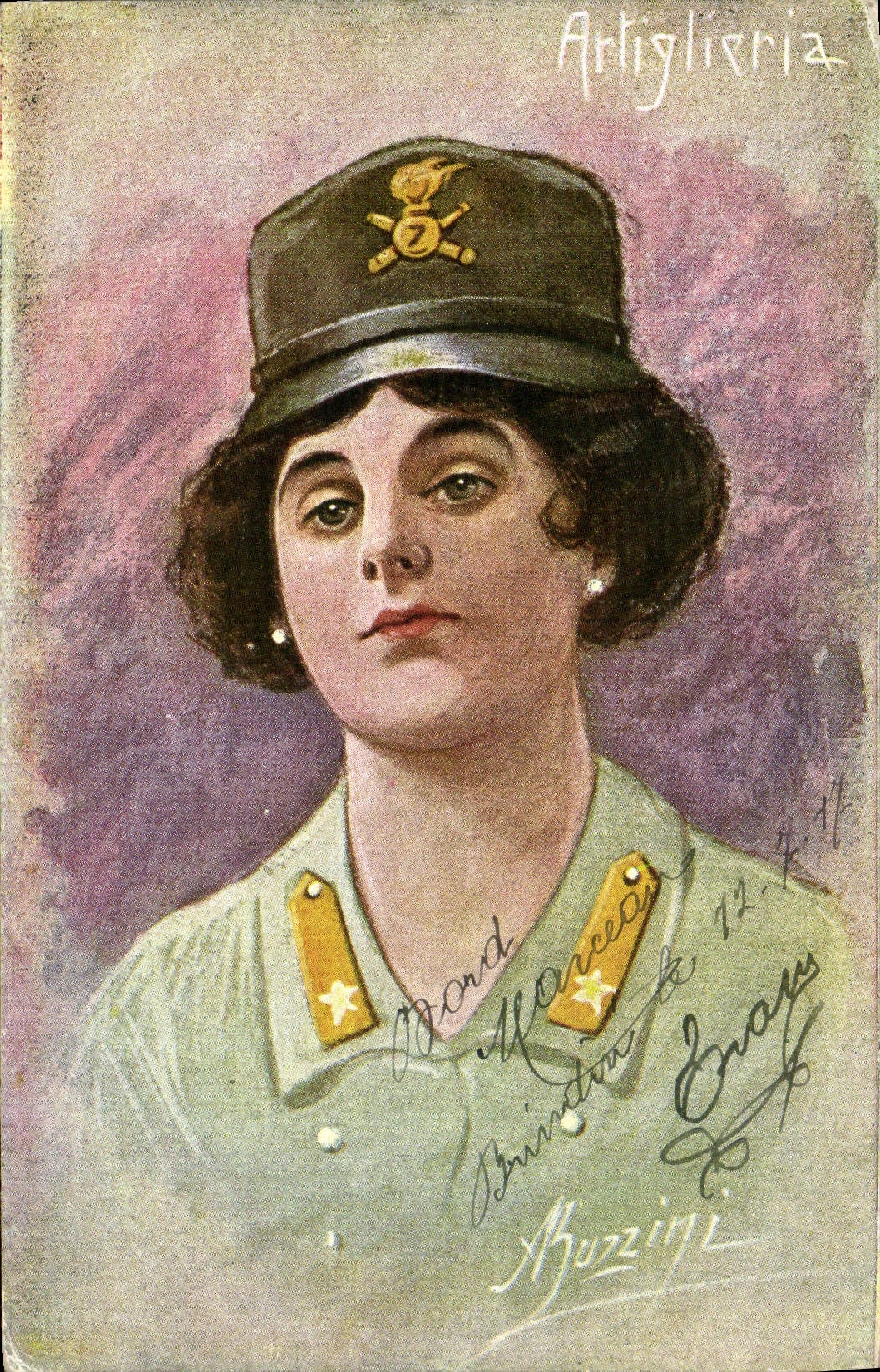 VINTAGE POSTCARD Fantasy Antiglieria Illustrator