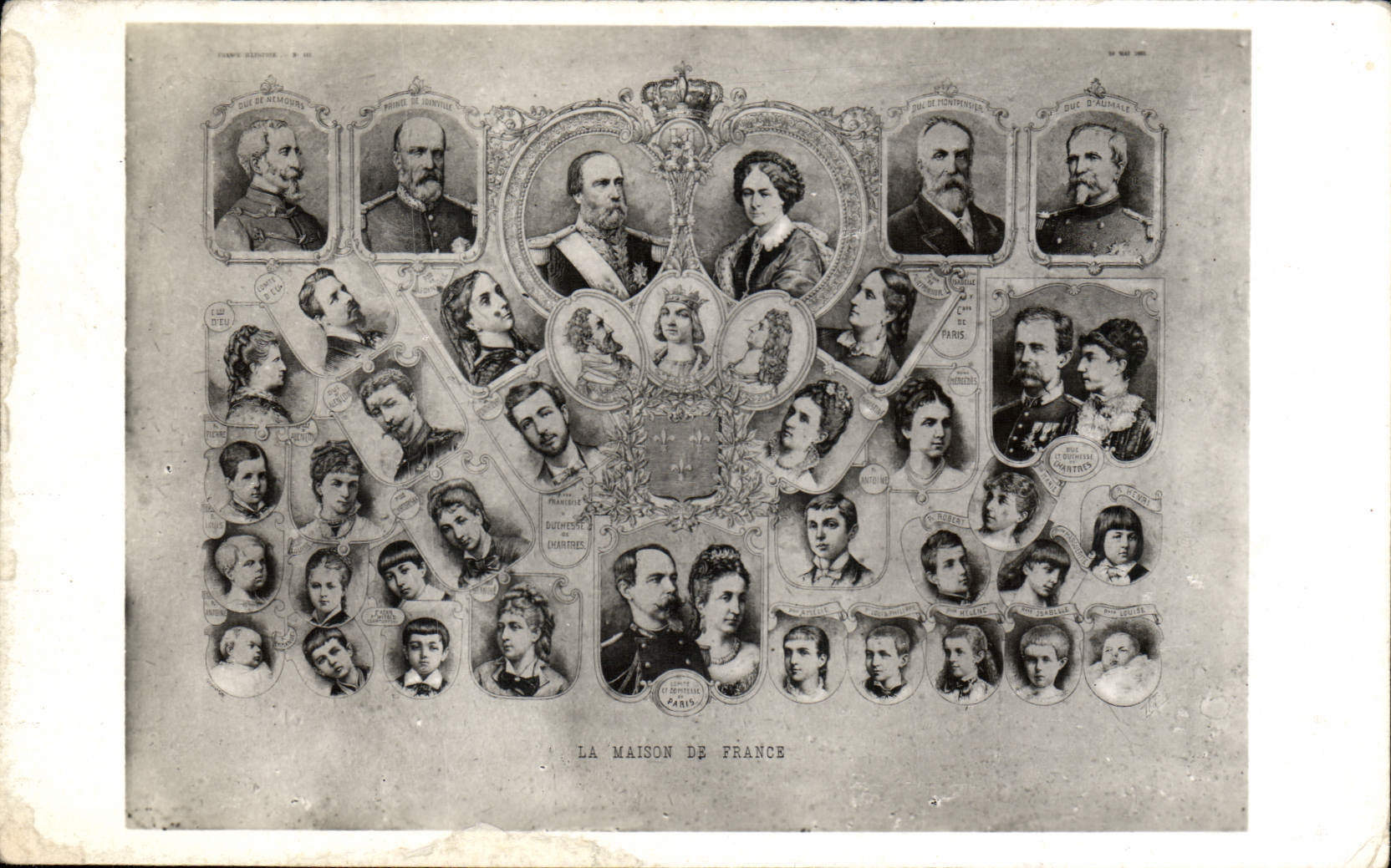 VINTAGE POSTCARD the house of France Malene Lozere Collection of the Large Hotel