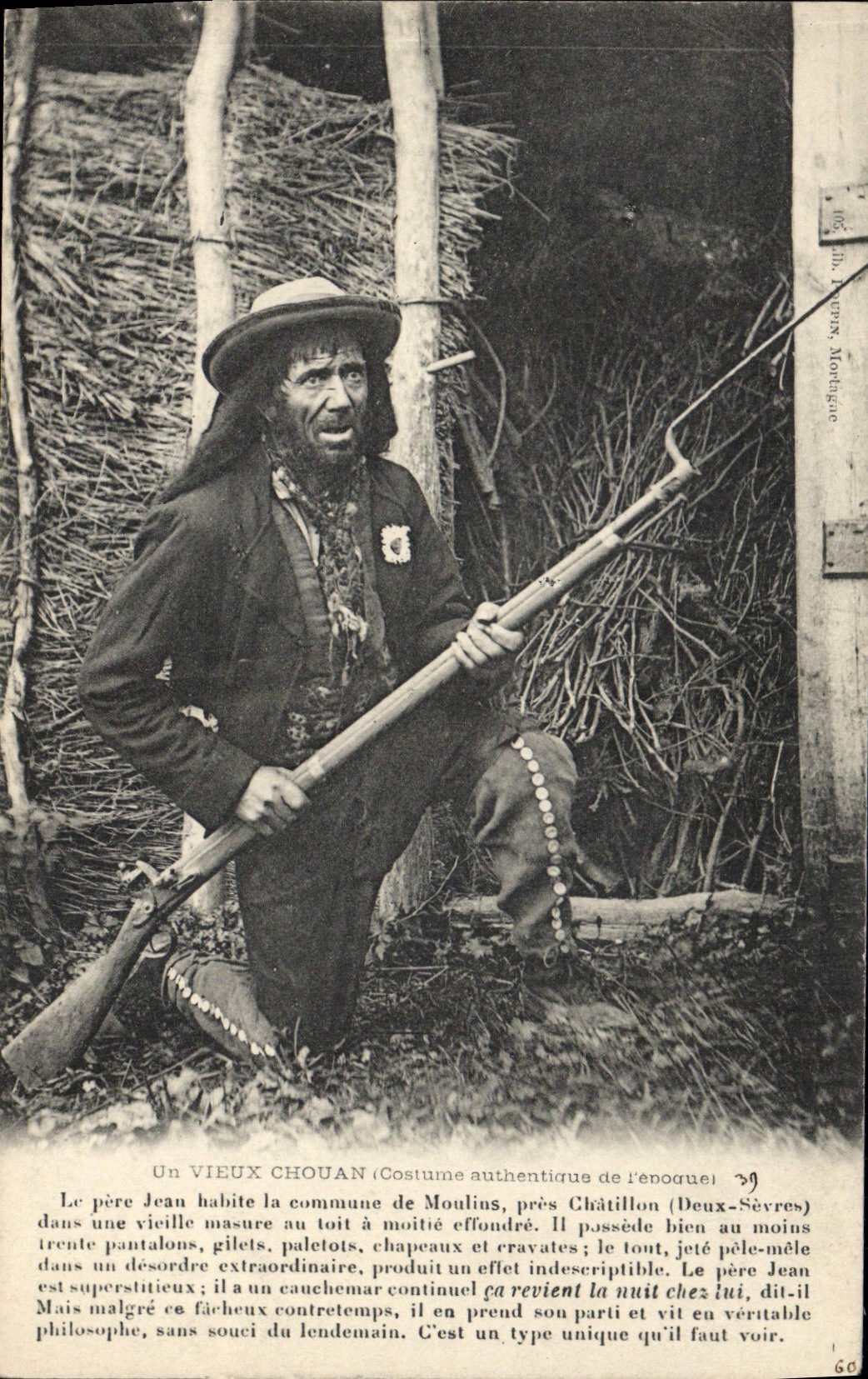 CPA Un Vieux Chouan Costume 