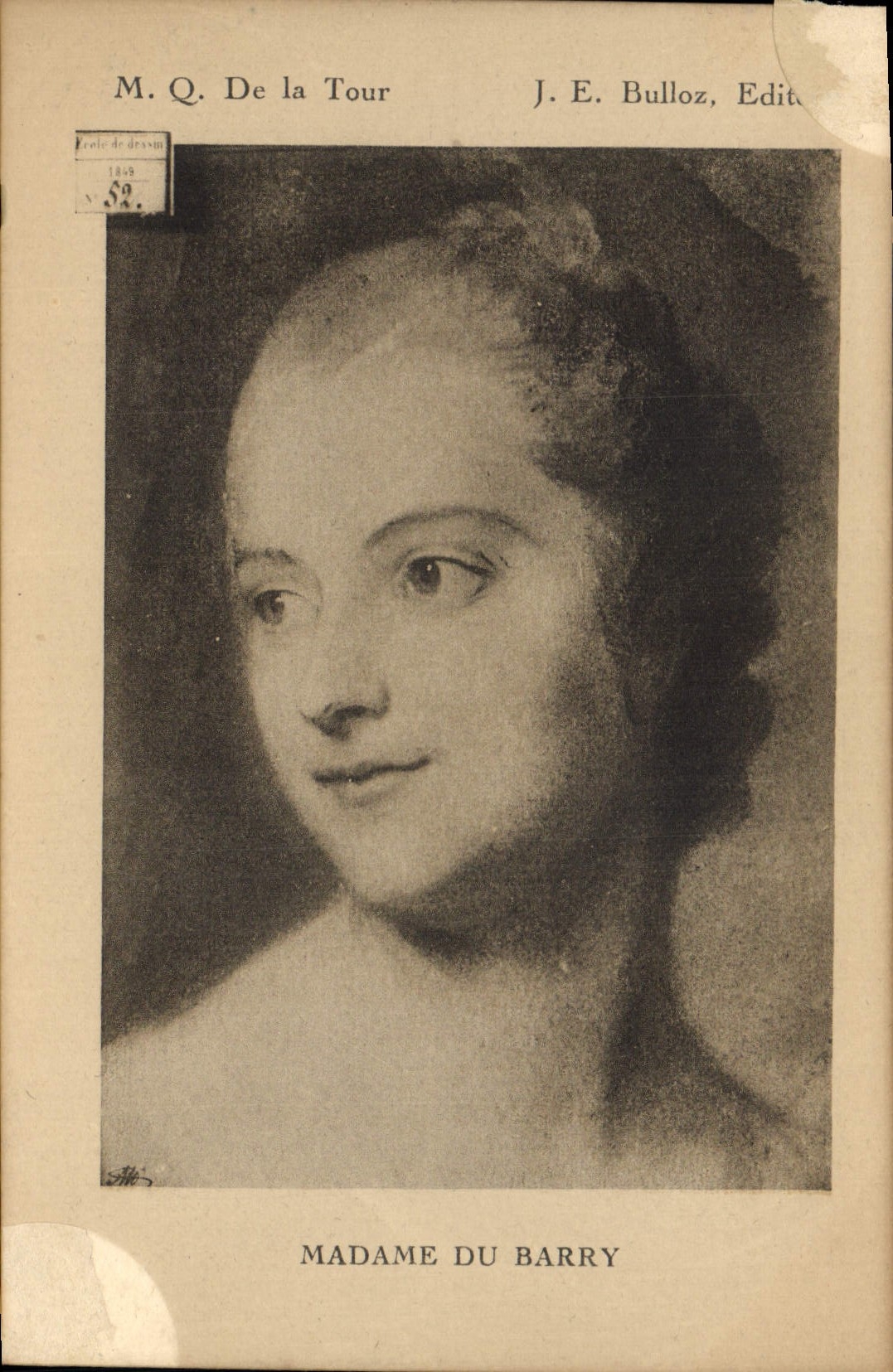 CPA M Q de la Tour Madame du Barry 