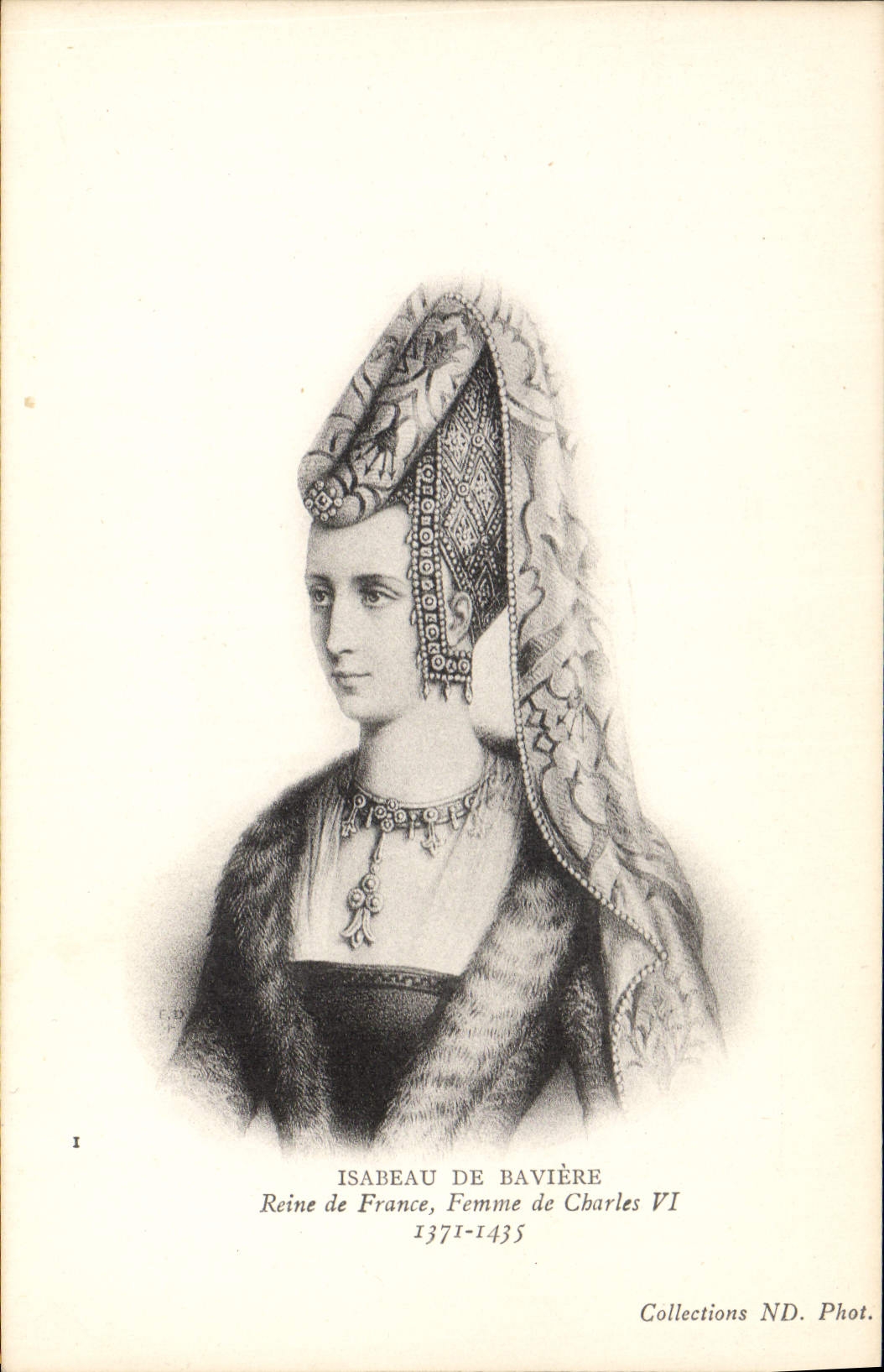 CPA Isabeau de Baviere Reine de France Femme de Charles VI