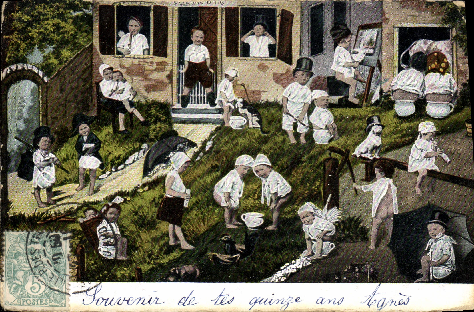 CPA Fantaisie Enfant Bebe