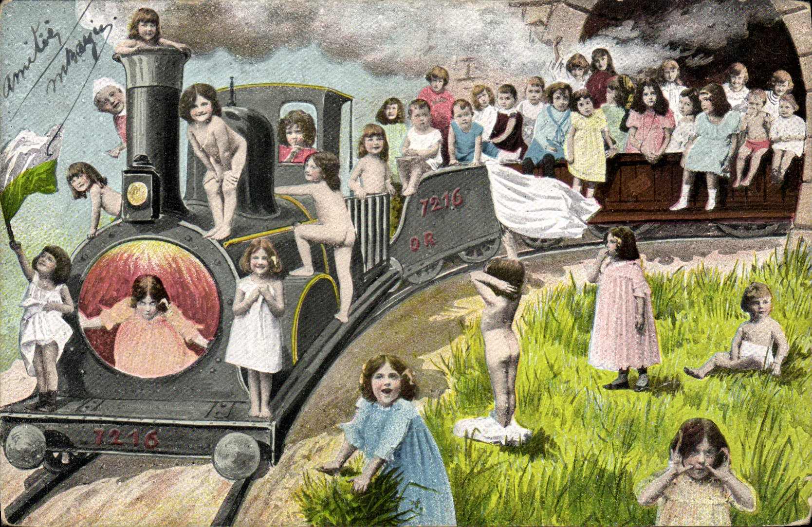 CPA Fantaisie Enfant Bebe