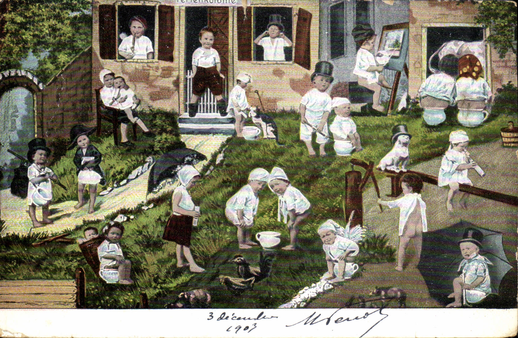 CPA Fantaisie Enfant Bebe 