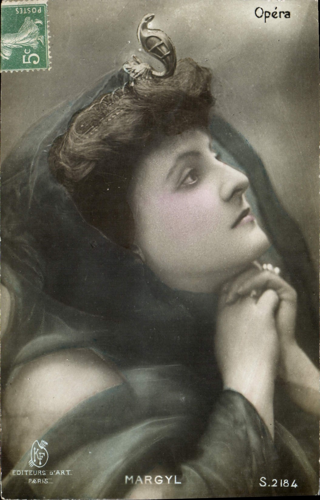 VINTAGE POSTCARD Margyl Opera