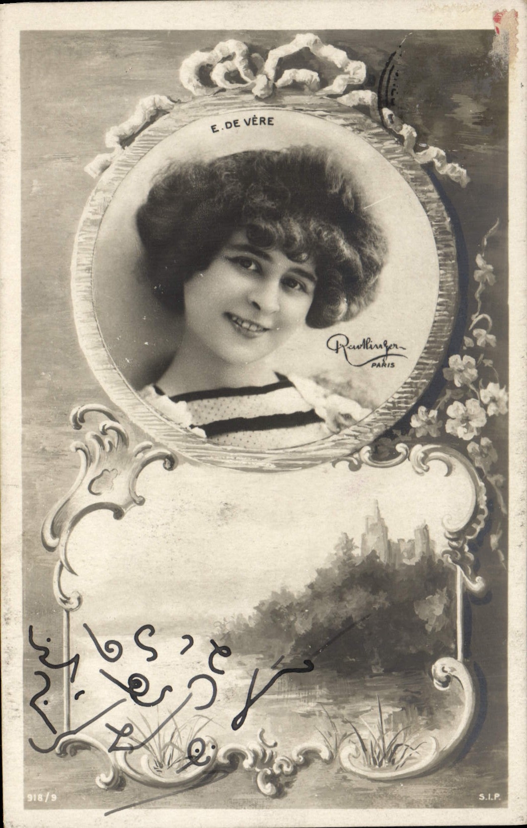 VINTAGE POSTCARD E of Vere