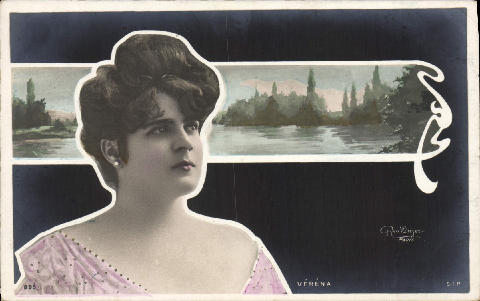 VINTAGE POSTCARD Verena