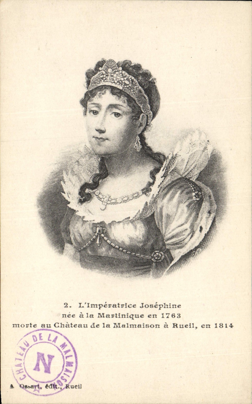 CPA Histoire Napoleon 1er Imperatrice Josephine nee a la Martinique