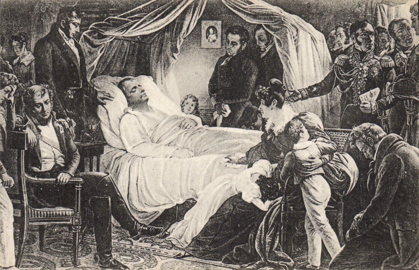 CPA Histoire Napoleon 1er Hotel des Invalides Musee de l'armee Constatation de la mort de Napoleon 