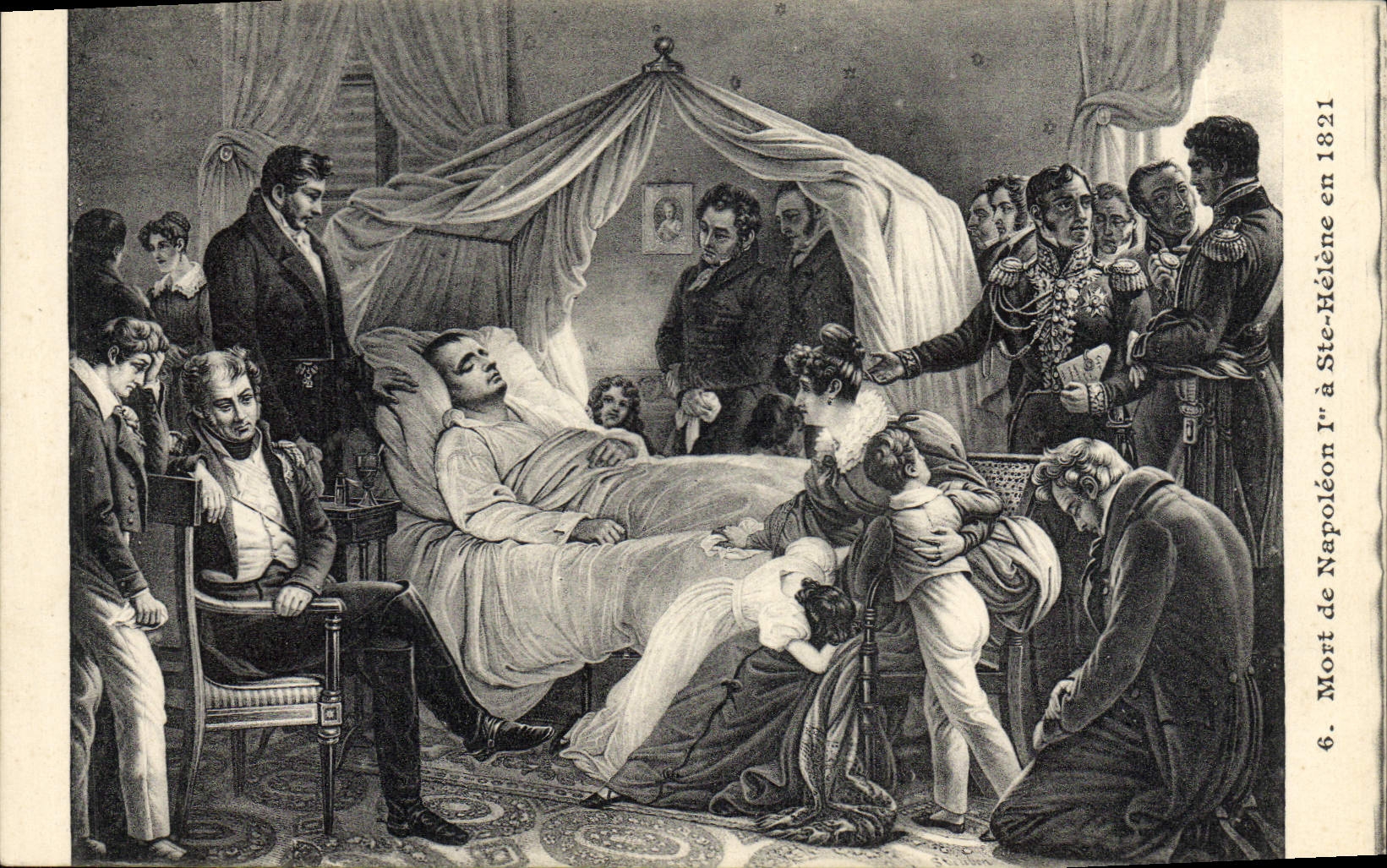CPA Histoire Napoleon 1er Mort de Napoleon a Ste Helene en 1821