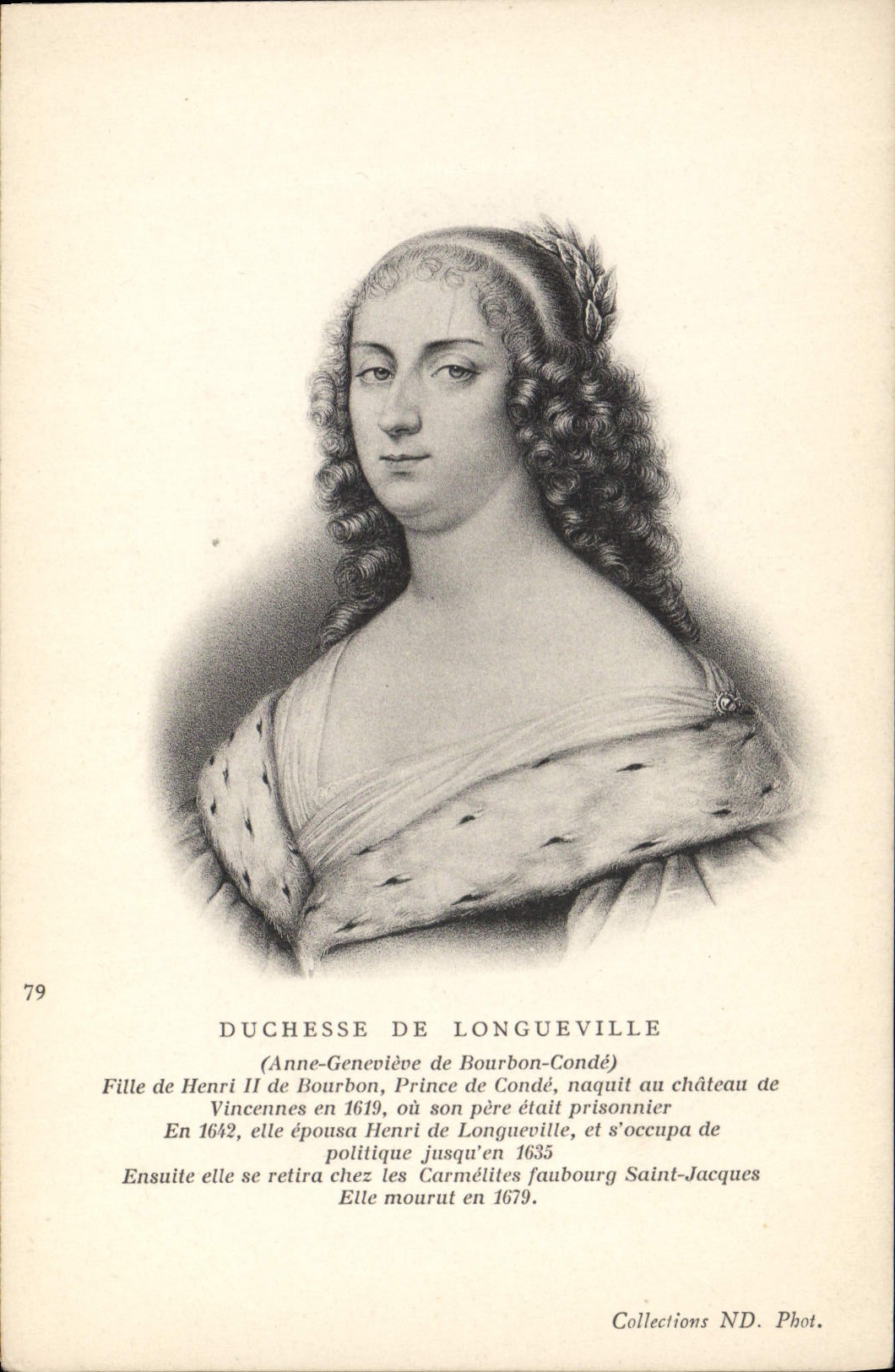 CPA Duchesse de Longueville 
