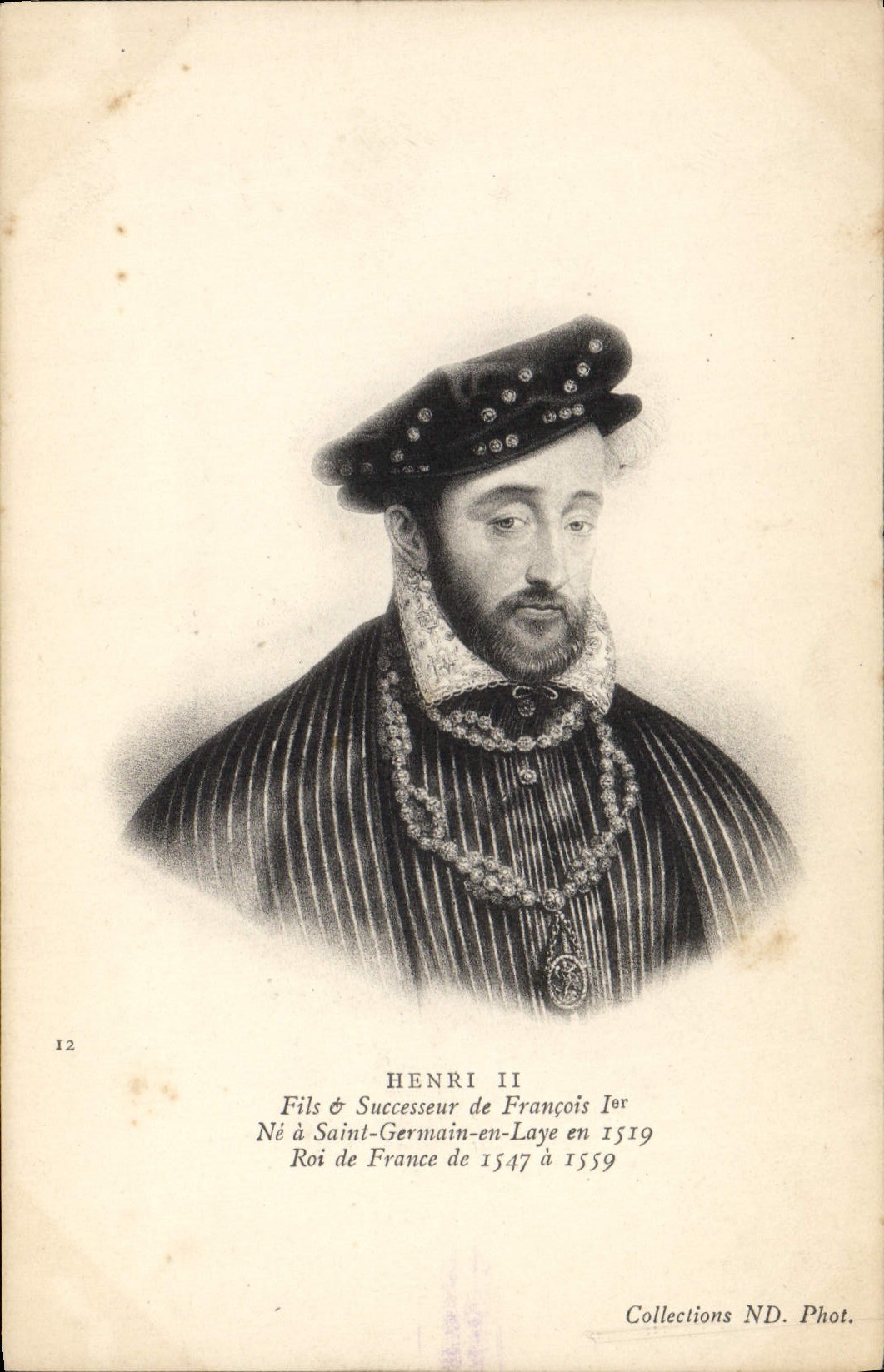 CPA Henri II Roi de France