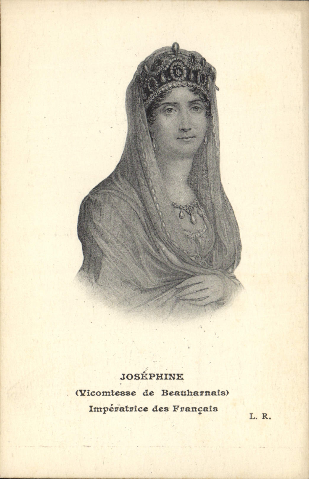 CPA Josephine Vicomtesse de Beauharnais Imperatrice des Francais