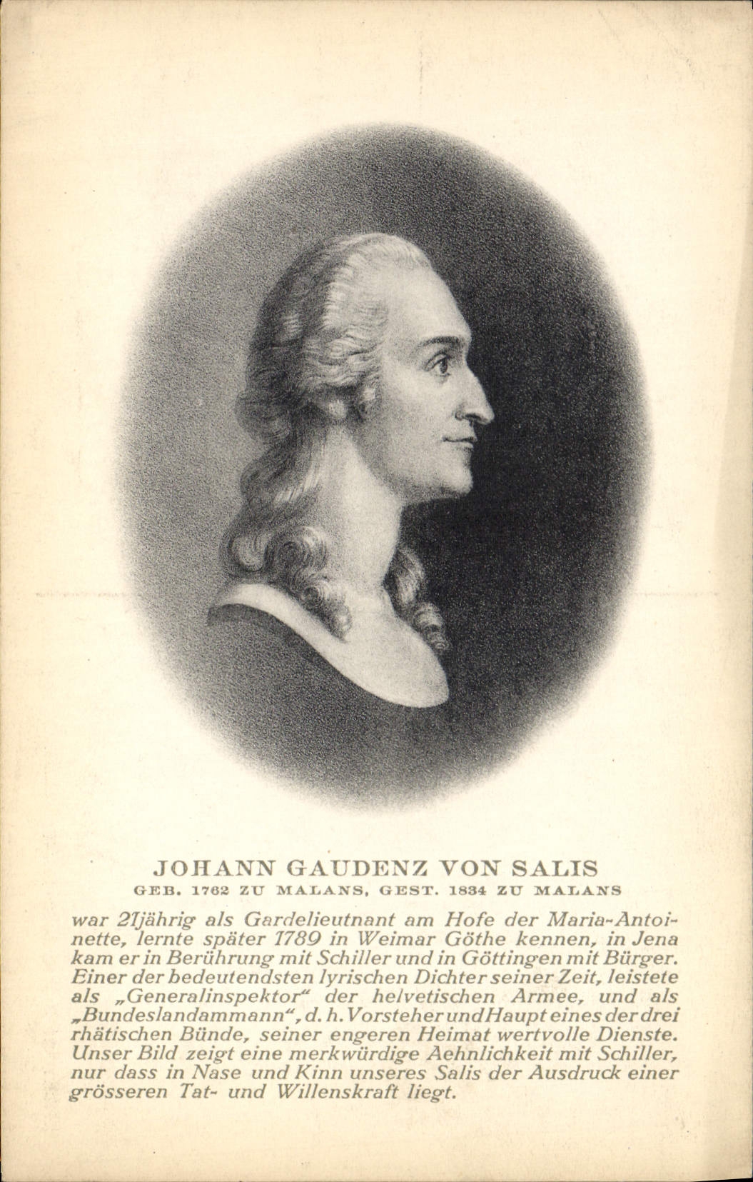 CPA Johann Gaudenz Von Salis