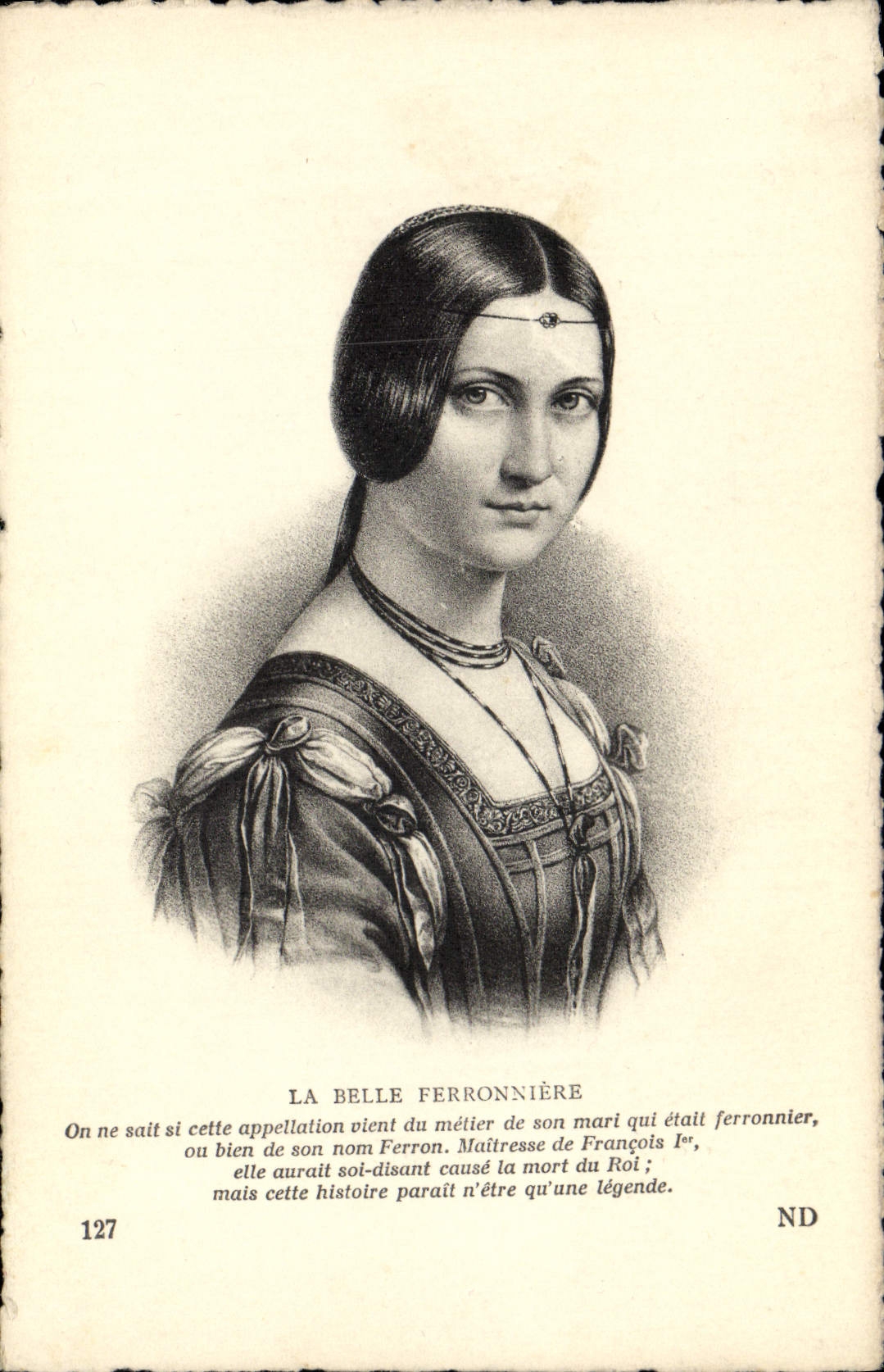 CPA Le Belle Ferronniere 