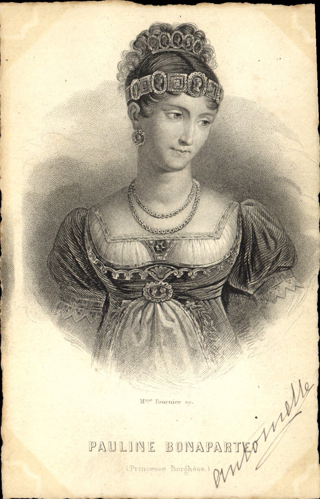 CPA Pauline Bonaparte Princesse Boroghese