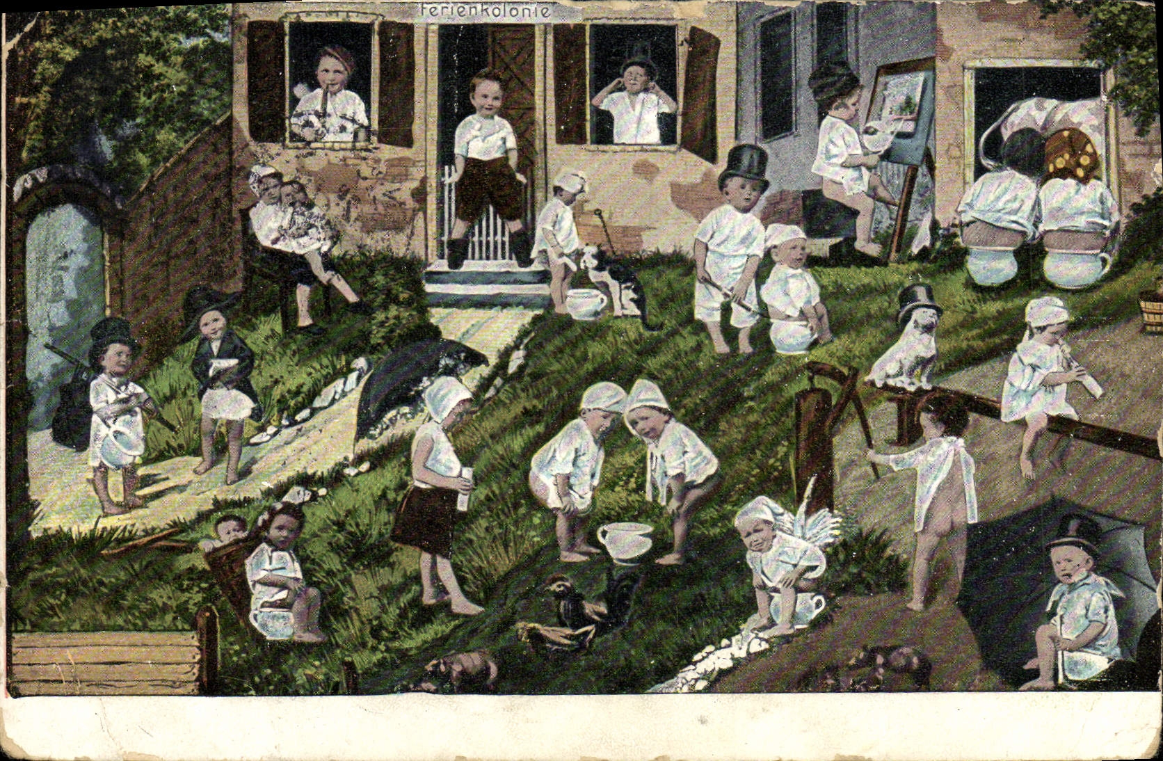 CPA Fantaisie Enfant Bebe