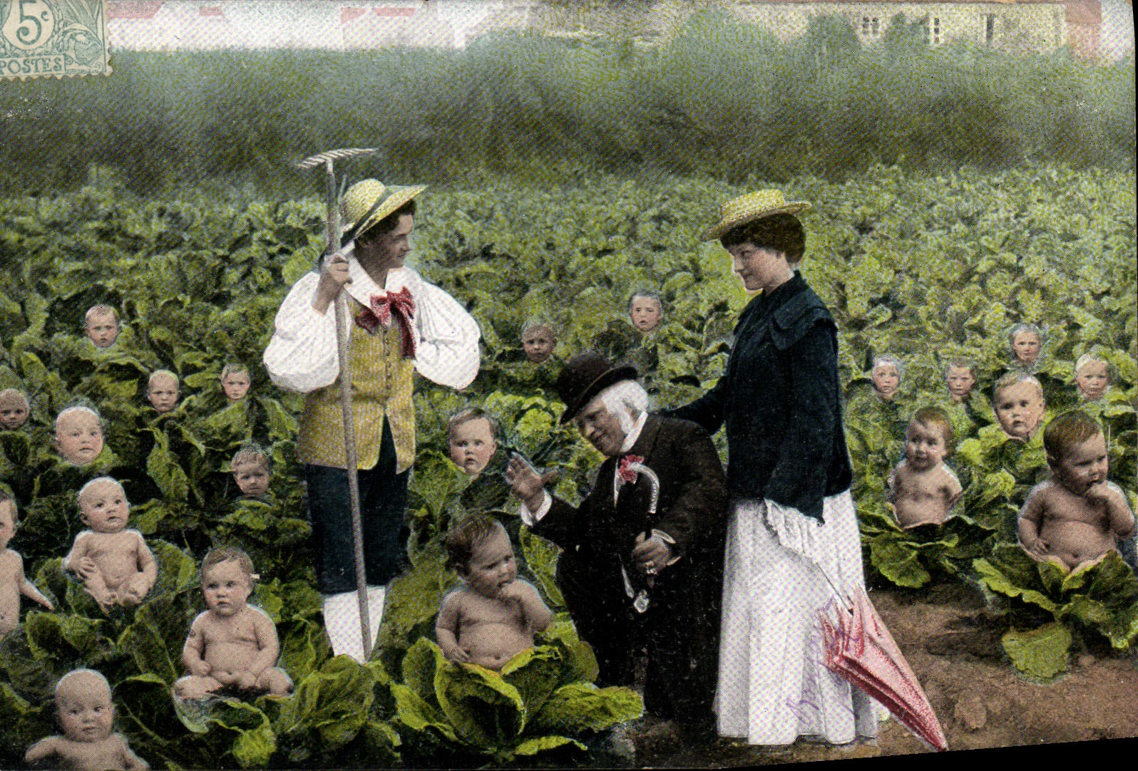 CPA Fantaisie Enfant Bebe FEmme