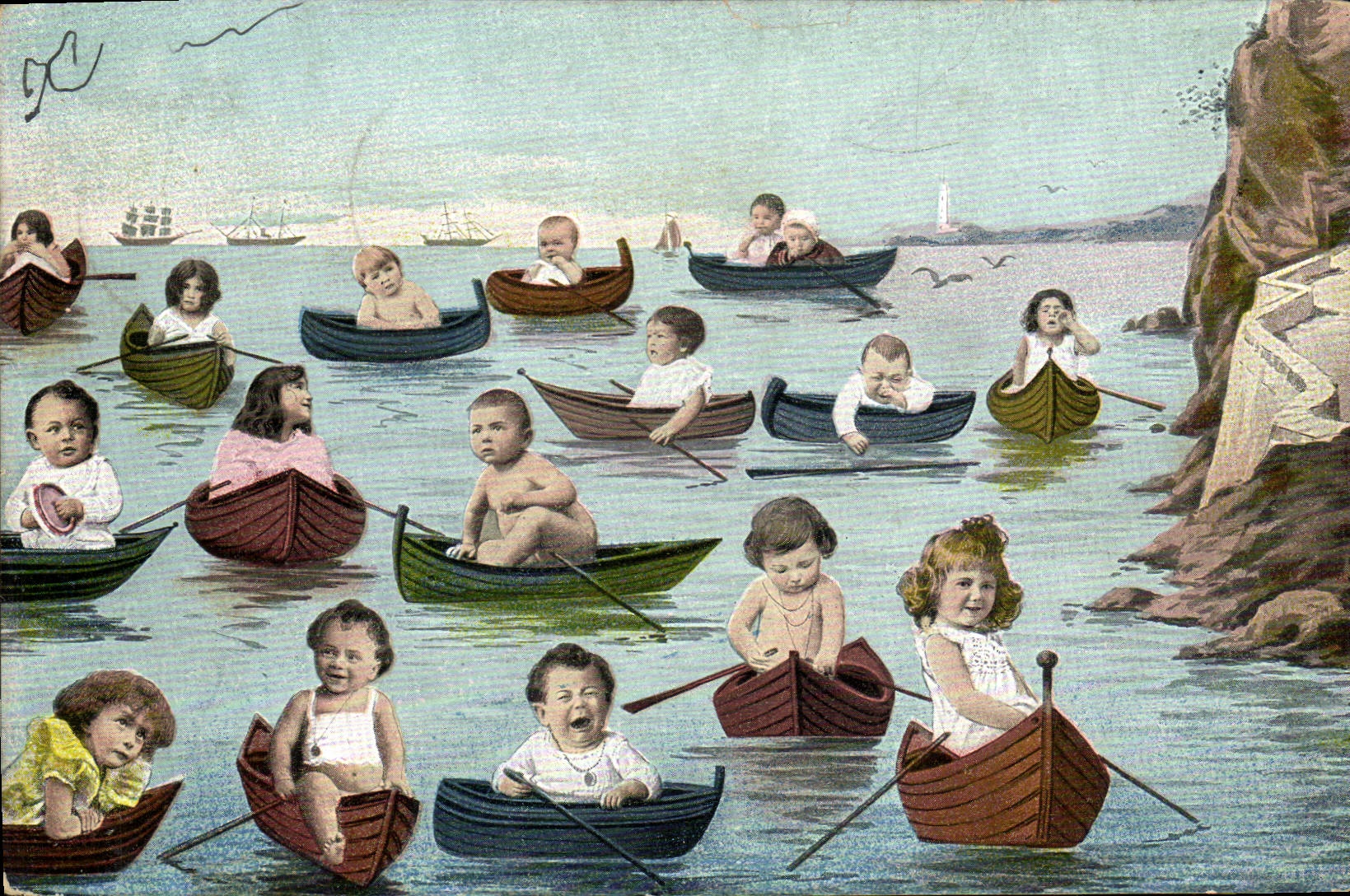 CPA Fantaisie Enfant Bebe 