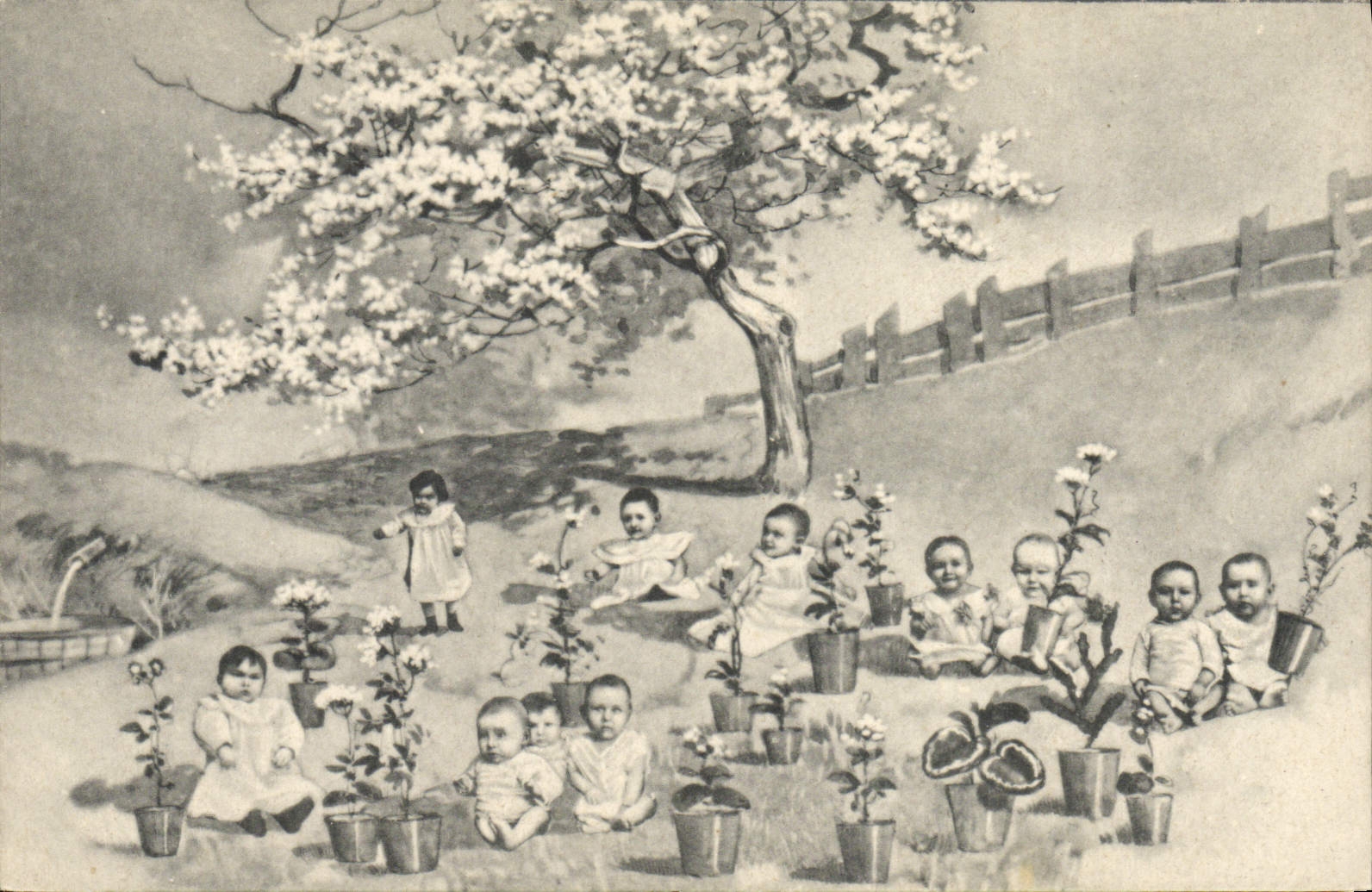 CPA Fantaisie Enfant Bebe 