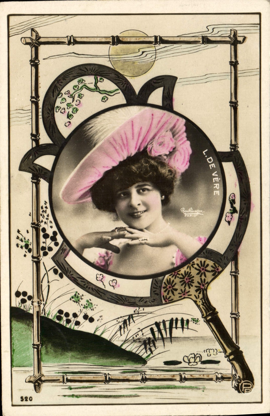 CPA Fantaisie Femme L De Vere