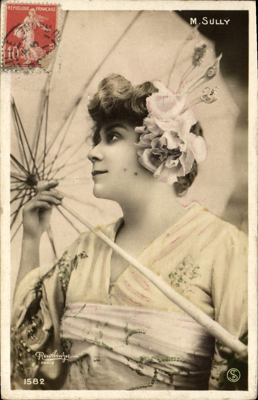 VINTAGE POSTCARD Fantasy Woman Mr. Sully