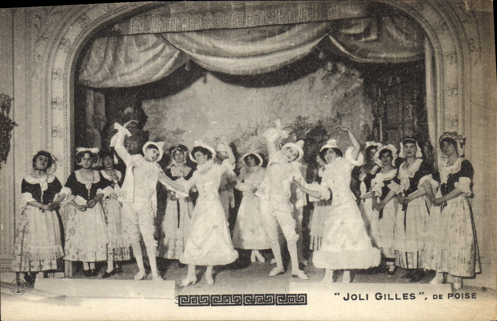 CPA Fantaisie Femme Joli Gilles de Poise 