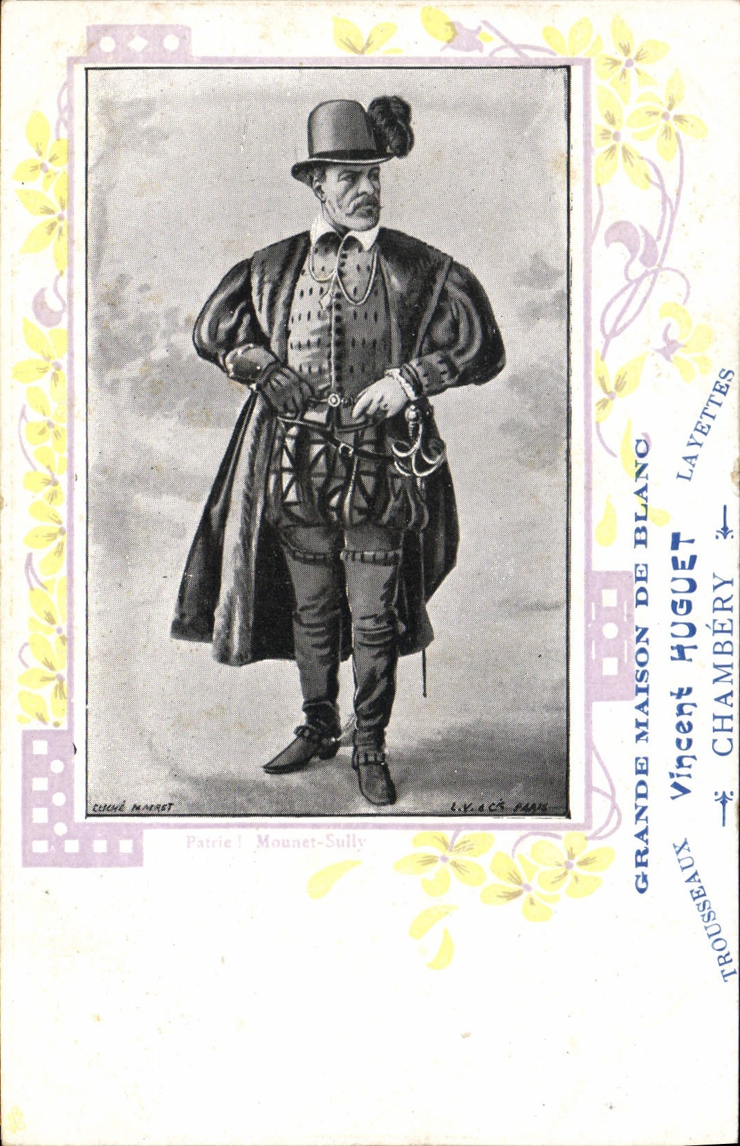 VINTAGE POSTCARD Fantasy Woman Mounet Sully