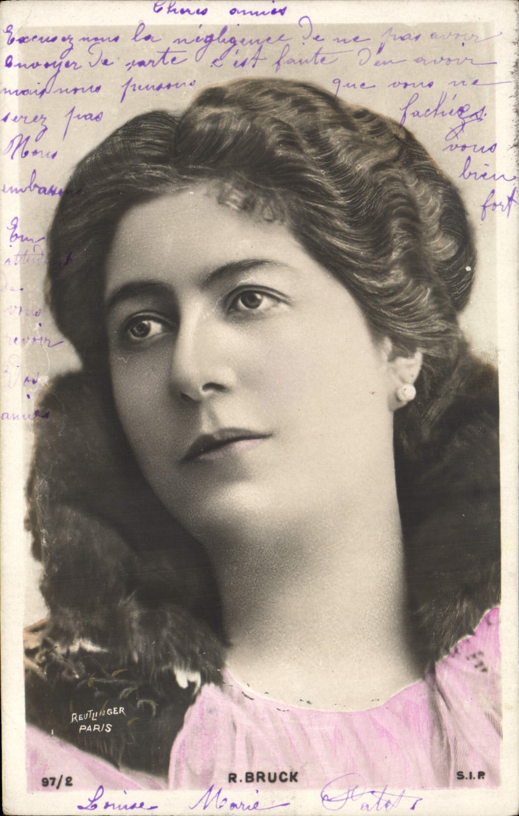 VINTAGE POSTCARD Fantasy Woman R Bruck