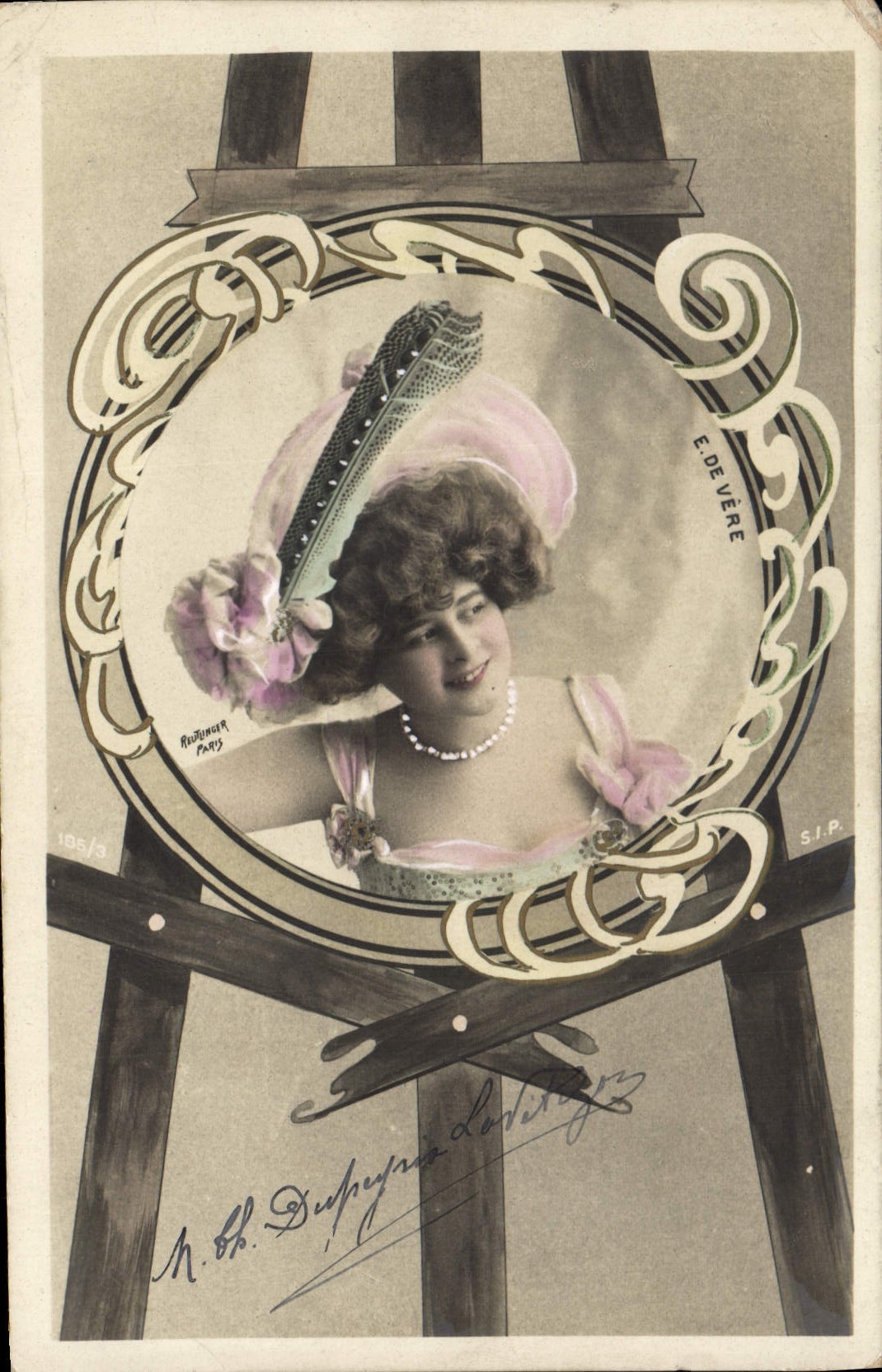 CPA Fantaisie Femme E de Vere