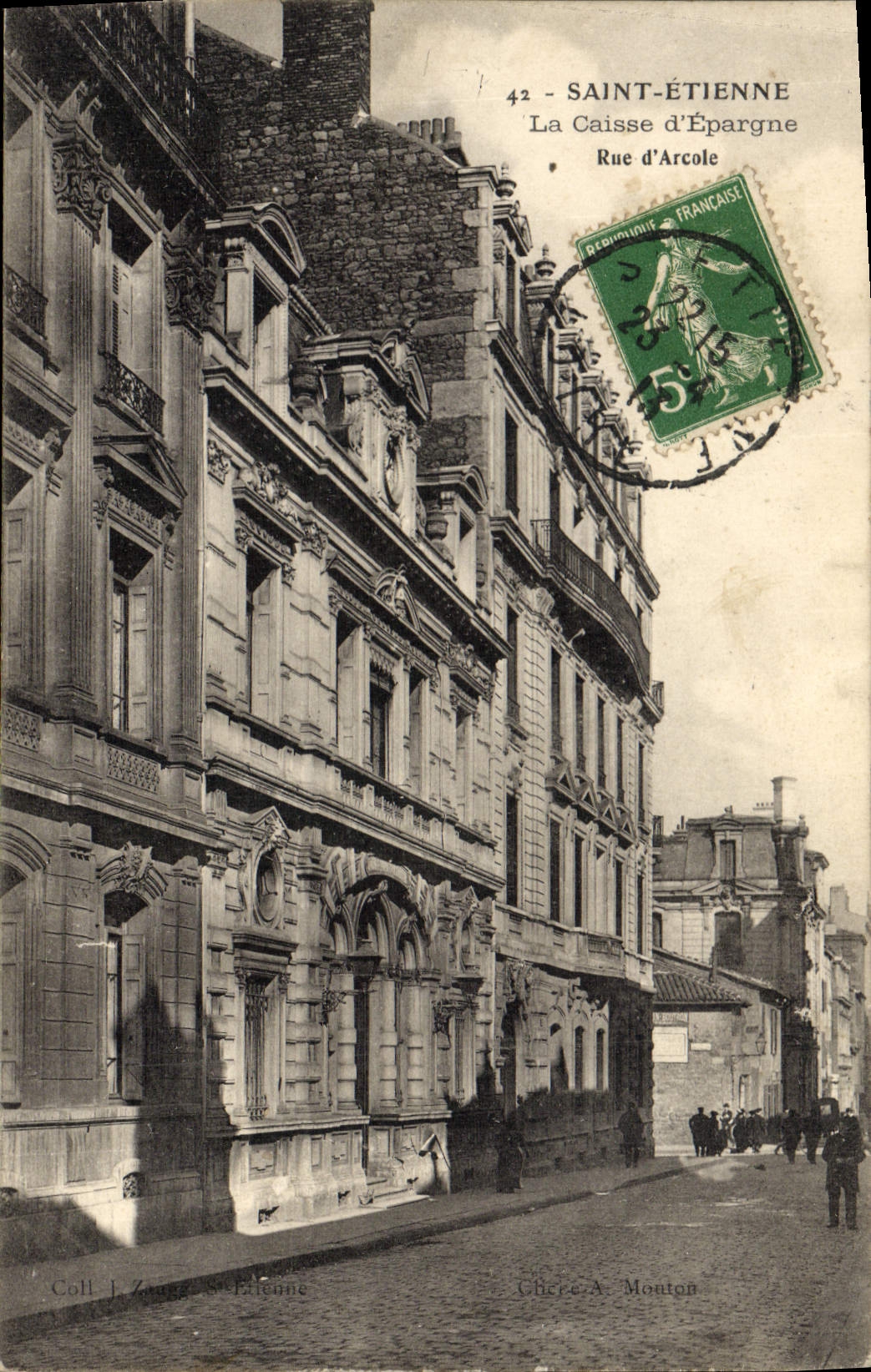 CPA Banque Caisse d'Epargne Rue d'Arcole Saint Etienne 