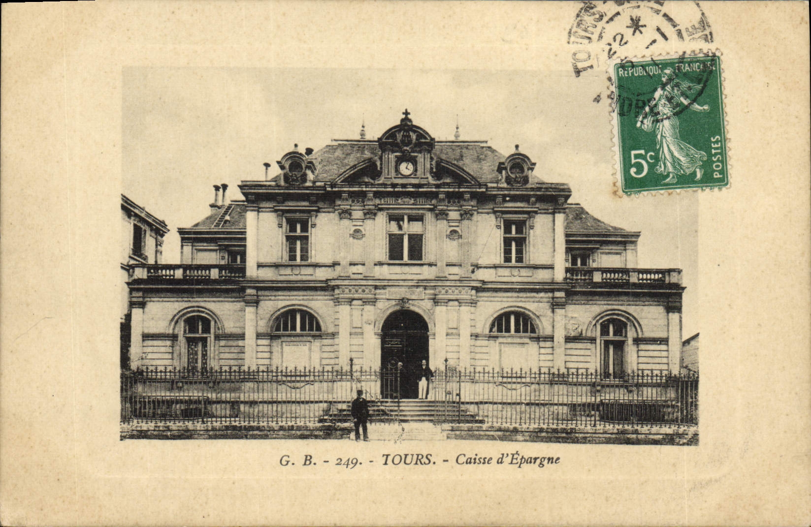 CPA Banque Caisse d'Epargne Tours 