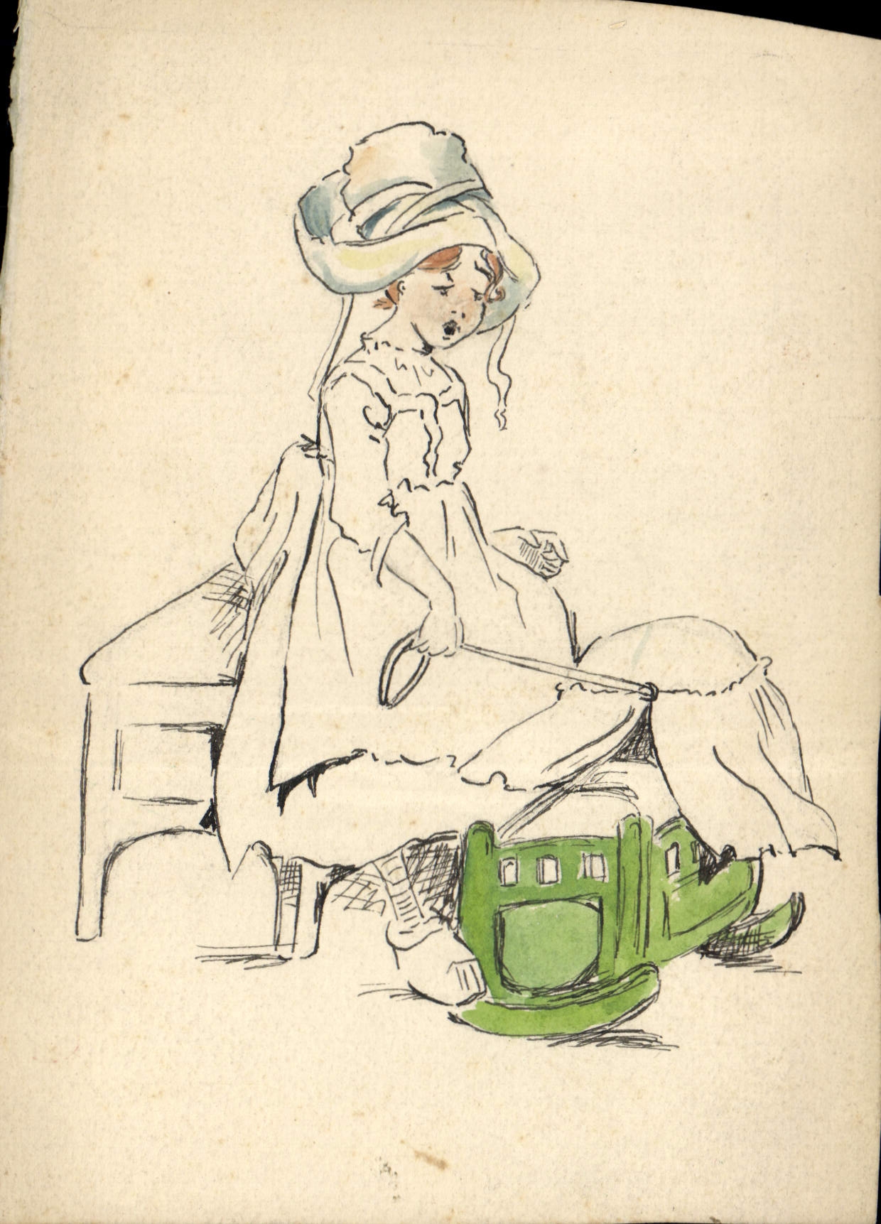 VINTAGE POSTCARD Fantasy Illustrator Brittany Child