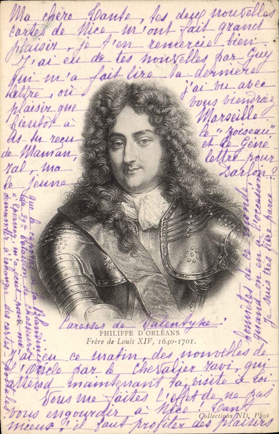 CPA Philippe d'Orleans Frere de Louis XV 
