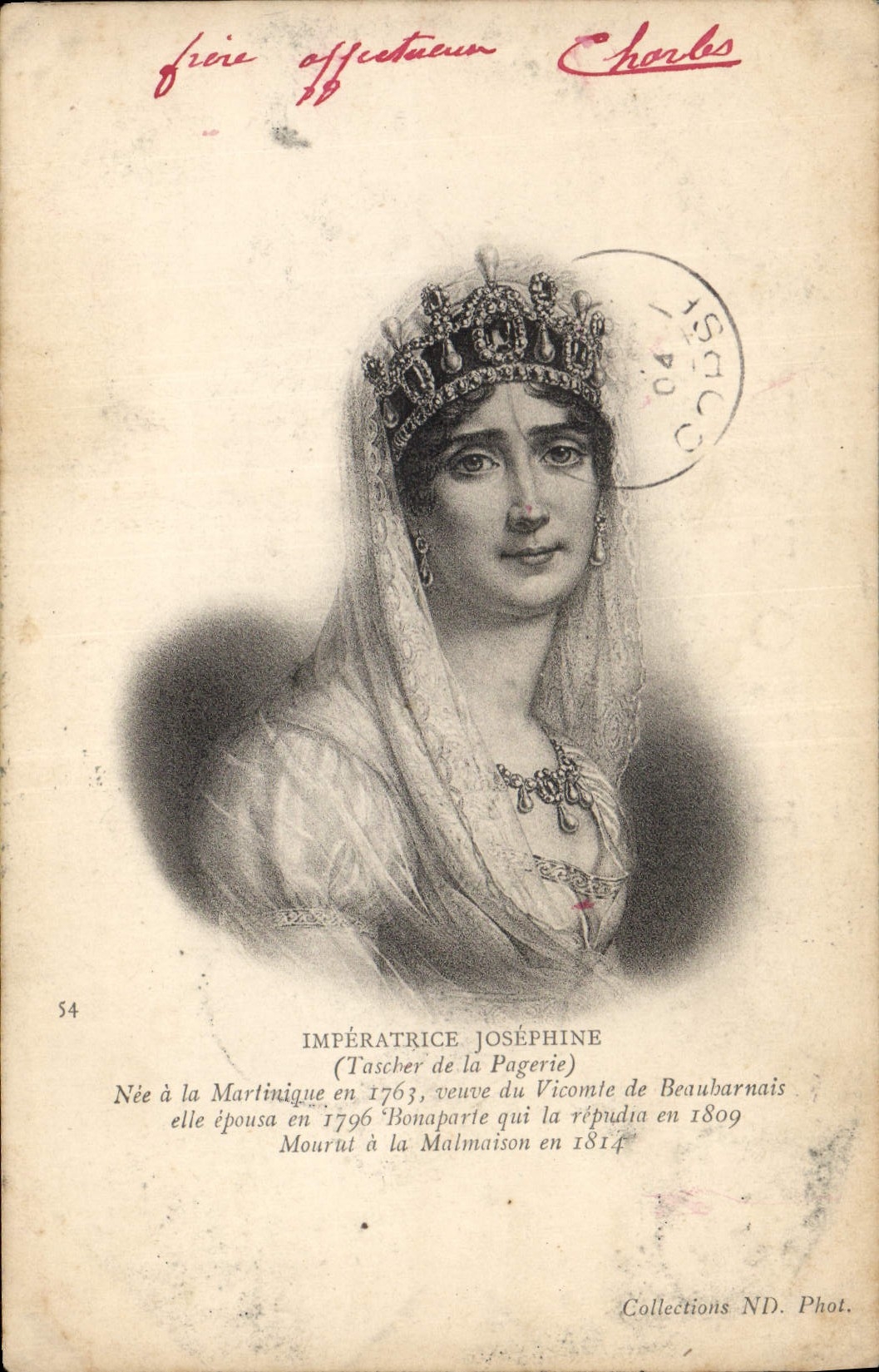 CPA Imperatrice Josephine