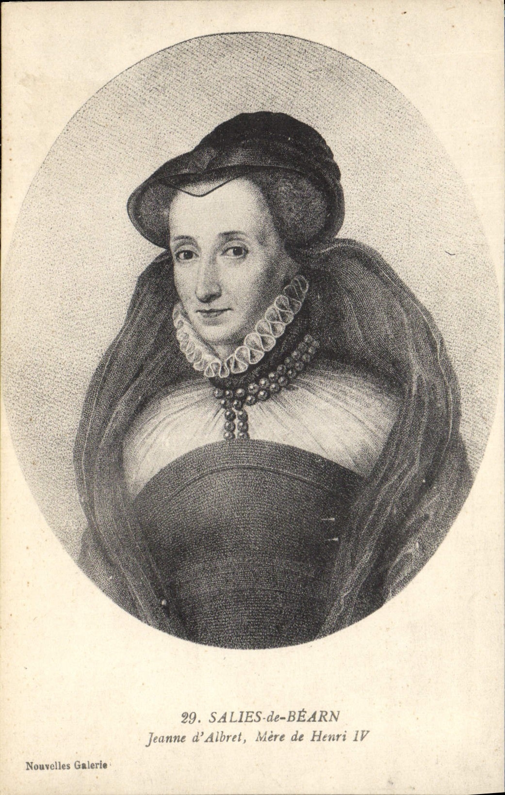 CPA Salies de Bearn Jeanne d'Albret Mere de Henri IV