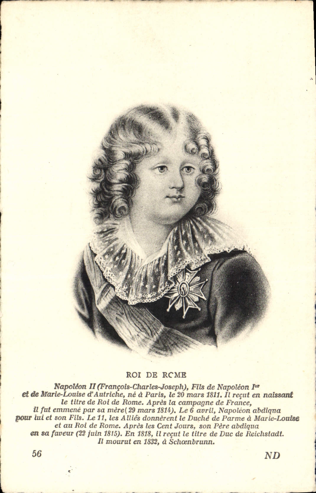 CPA Roi de Rome Napoleon II