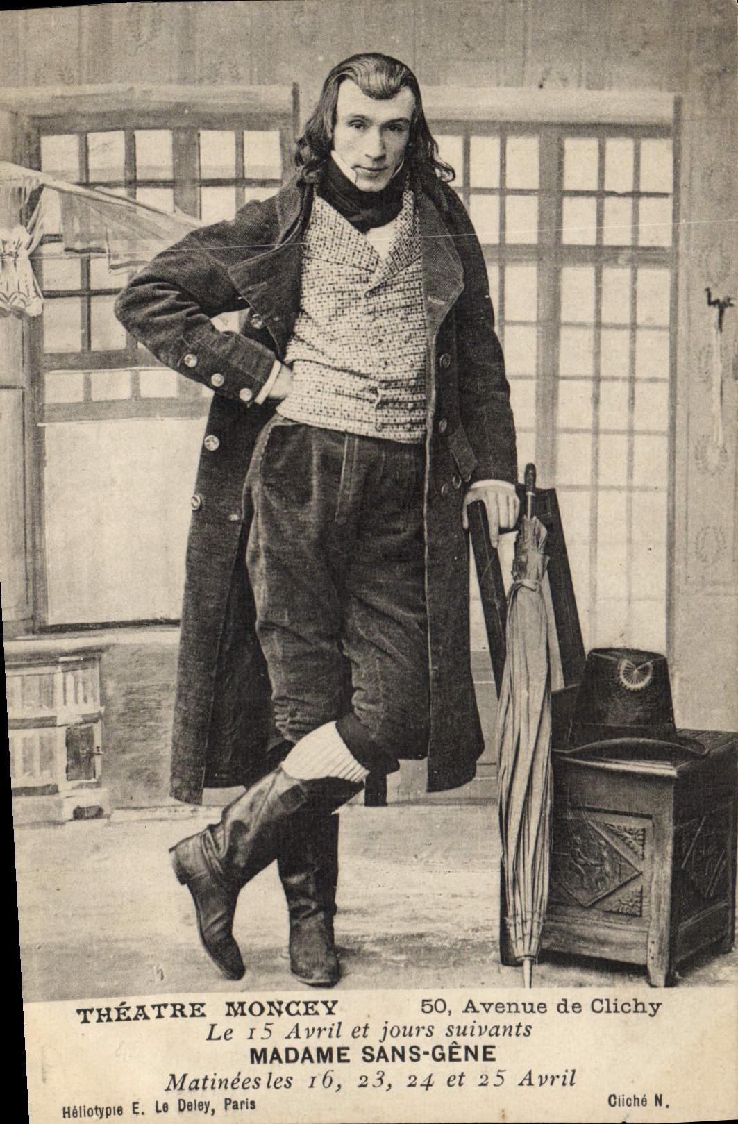 CPA Theatre Moncey Avenue de Clichy Madame Sans Gene