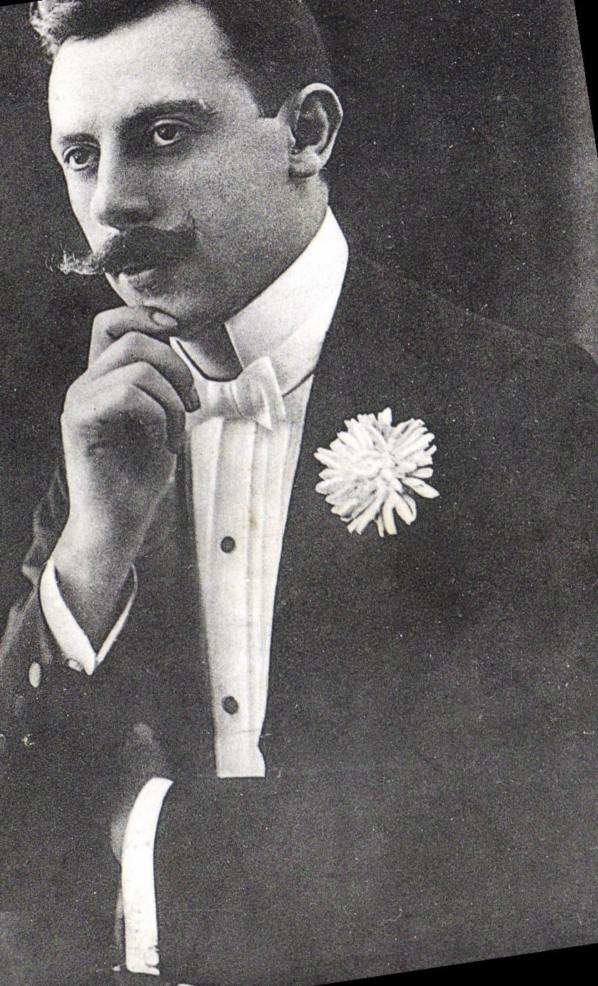 VINTAGE POSTCARD Lucien Bay-tree Theater