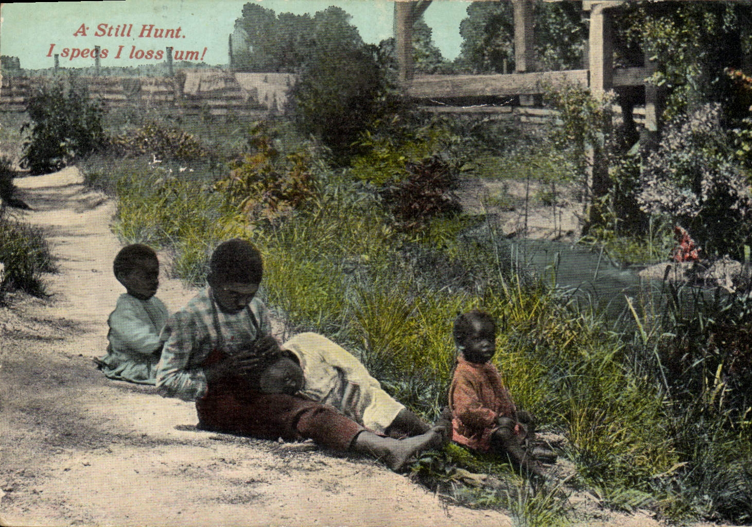 CPA Negre Enfant Noir