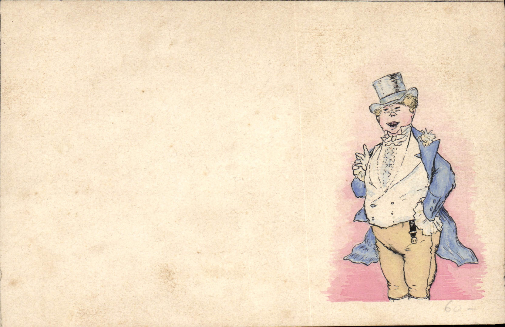 VINTAGE POSTCARD Fantasy Middle-class Illustrator