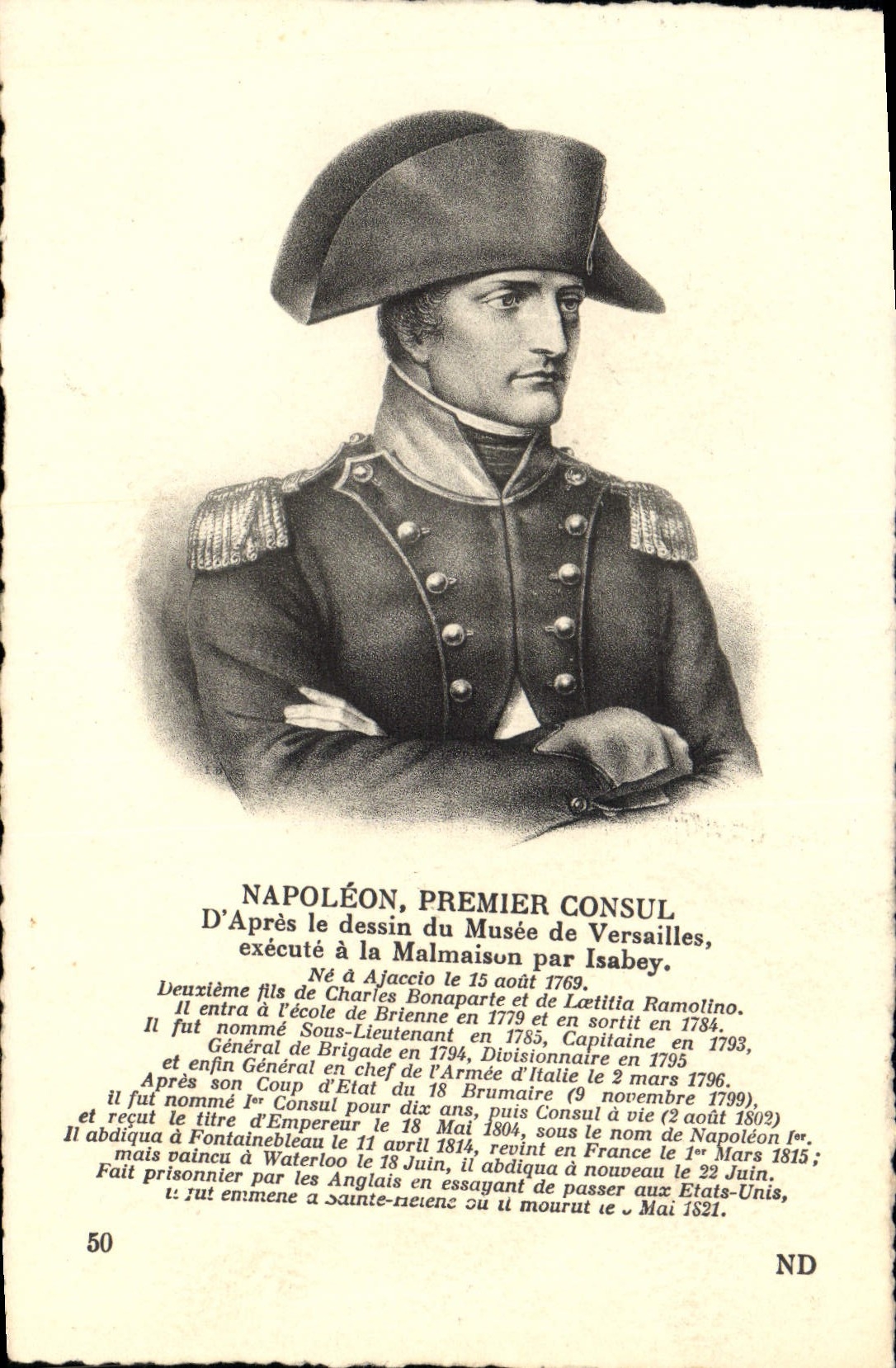 CPA Histoire Napoleon 1er Premier Consul