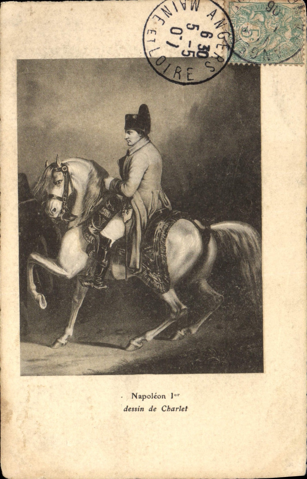 CPA Histoire Napoleon 1er dessin de Charlet 