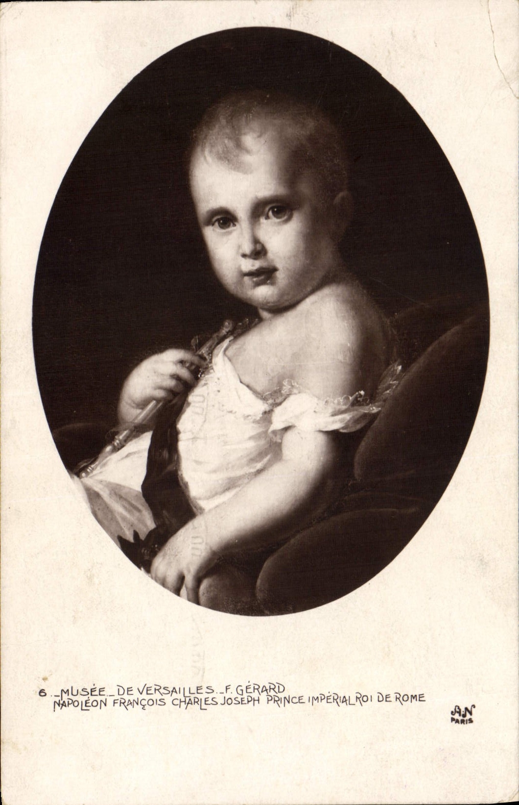 VINTAGE POSTCARD Napoleon History 1st Museum of Versailles Gerald Napoleon François Charles Joseph Prince Imperial King de Rome