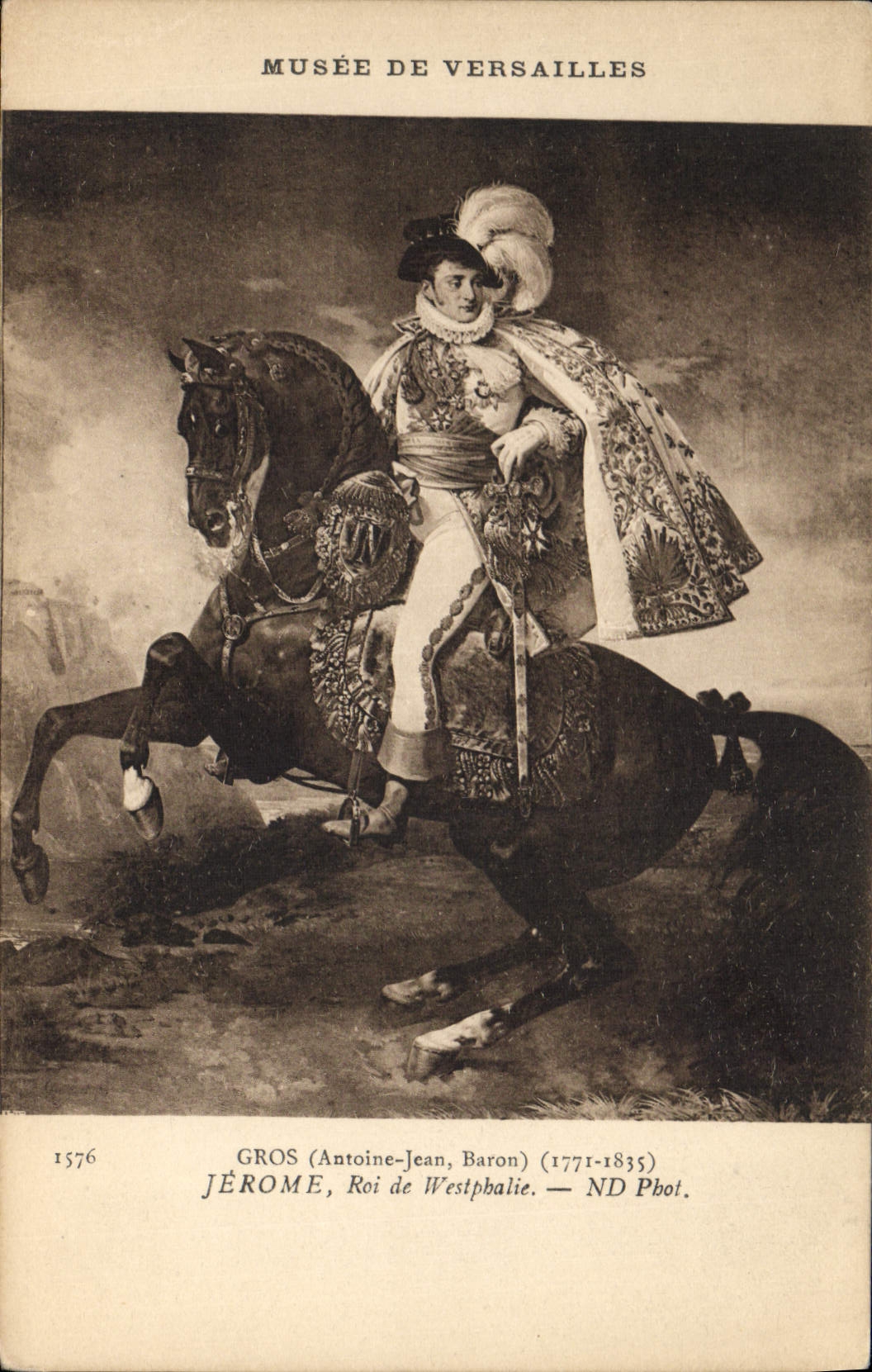 CPA Musee de Versailles Gros Jerome Roi de Westphalie